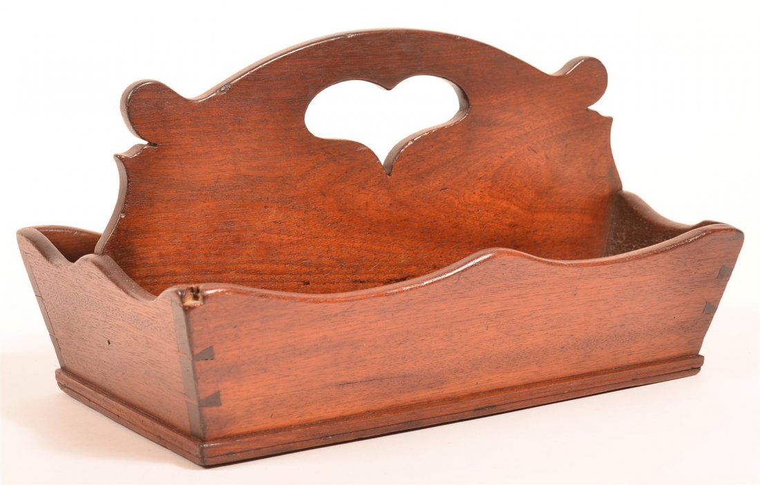 Pennsylvania 19th Century Walnut Cutlery Tray. (1 of 3)