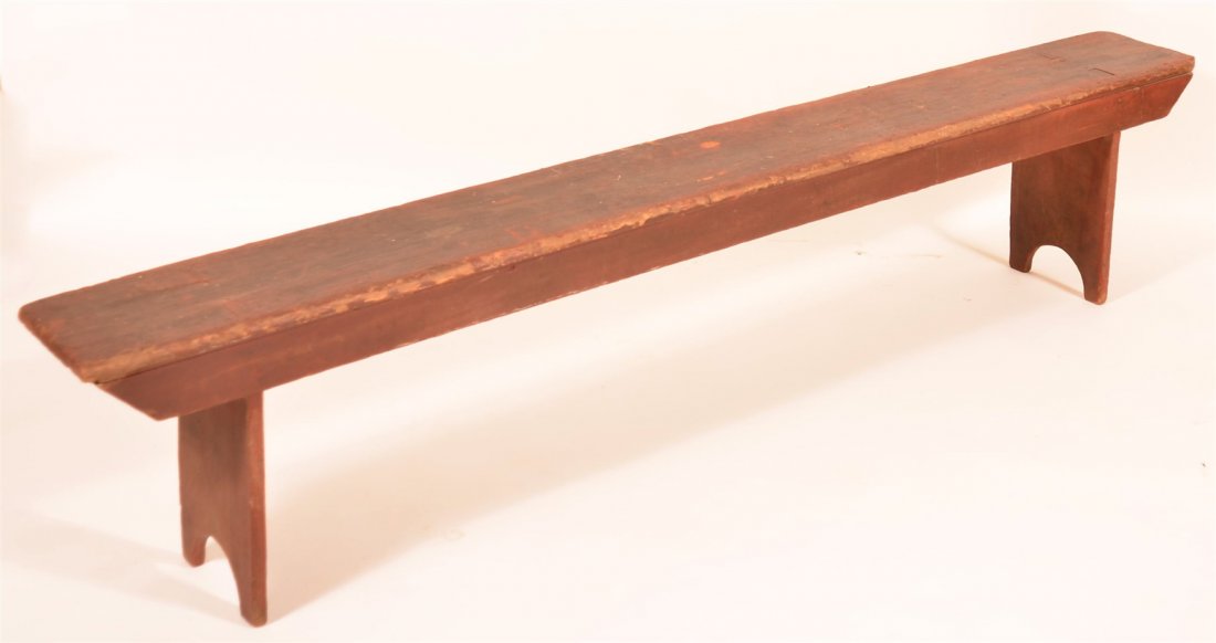 Pennsylvania Softwood Mortise Leg Bench. (1 of 1)