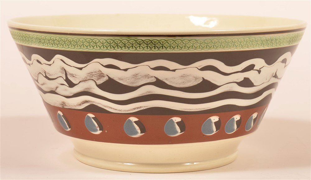 Carpentier Reproduction Mocha Mixing Bowl. (1 of 2)