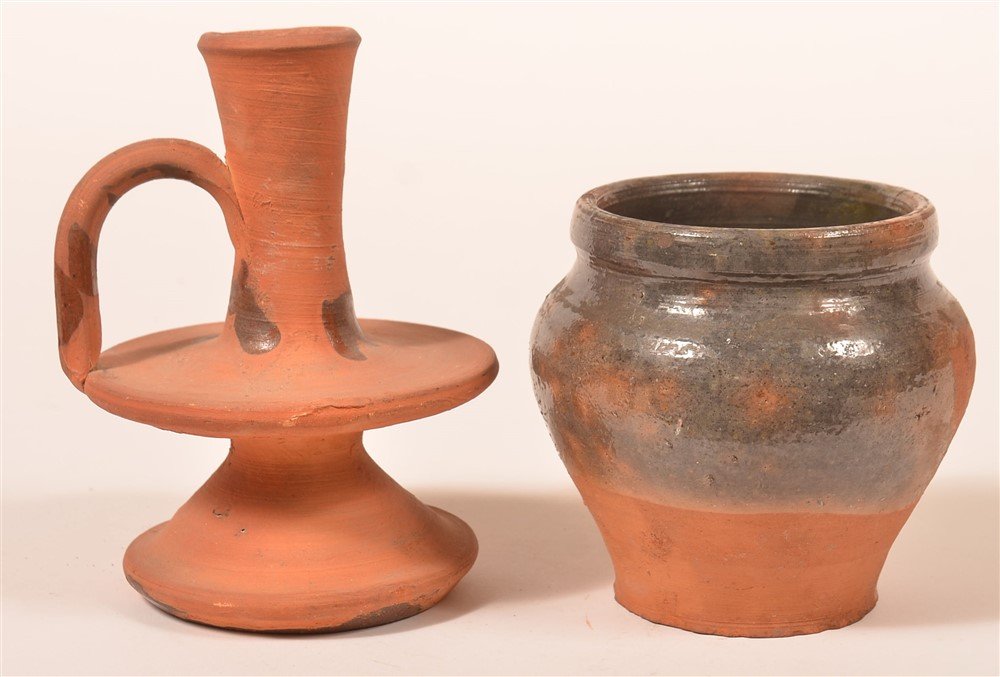 Two Pieces of Unsigned Stahl Pottery. (1 of 2)