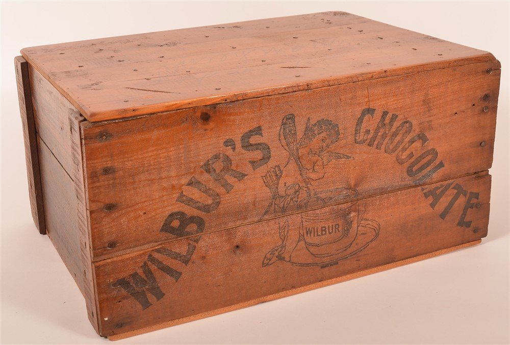 19th C. Wilbur Chocolate Lititz, PA Shipping Crate (1 of 5)