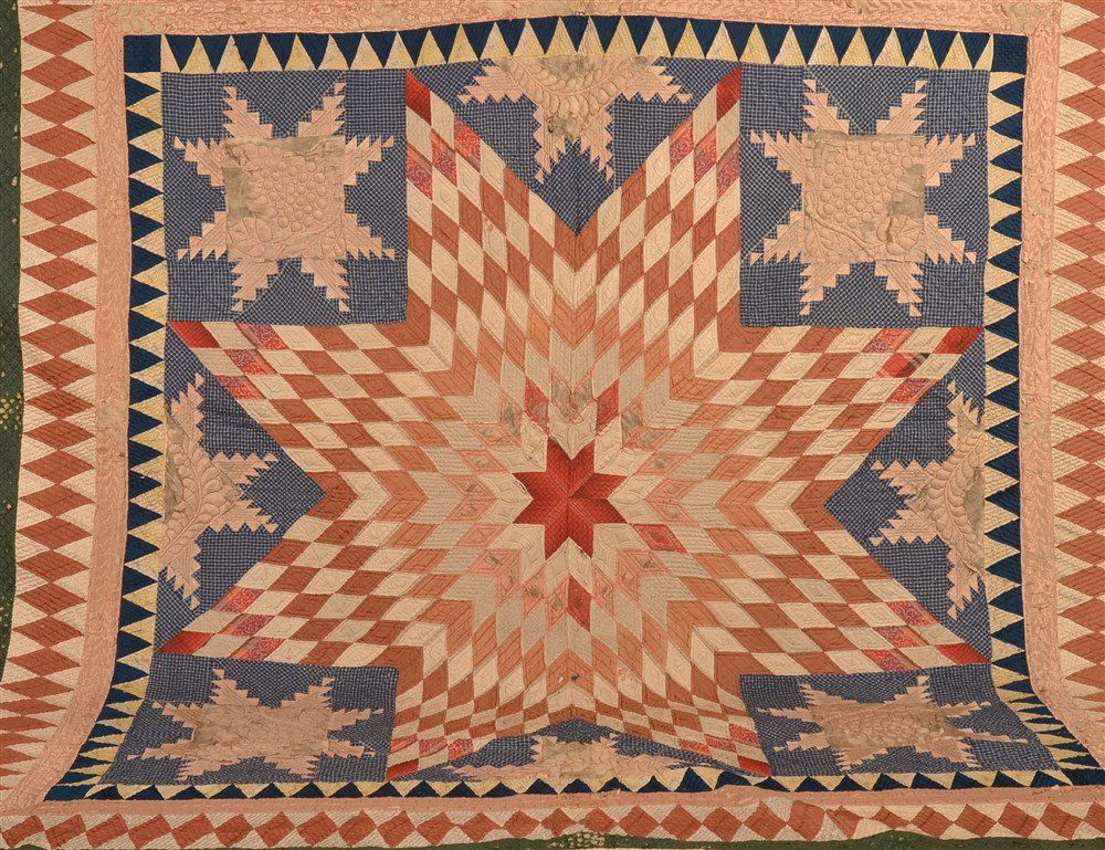 Antique Star Pattern Quilt. (1 of 8)