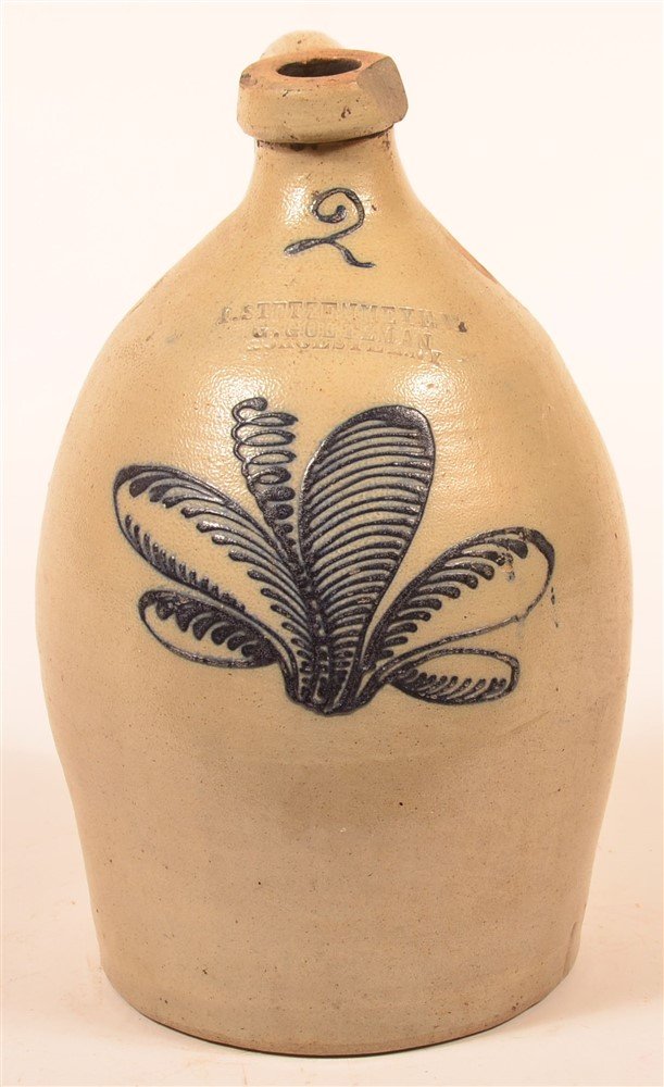 F. Stetzenmeyer & G. Goetzman Stoneware Jug. (1 of 4)
