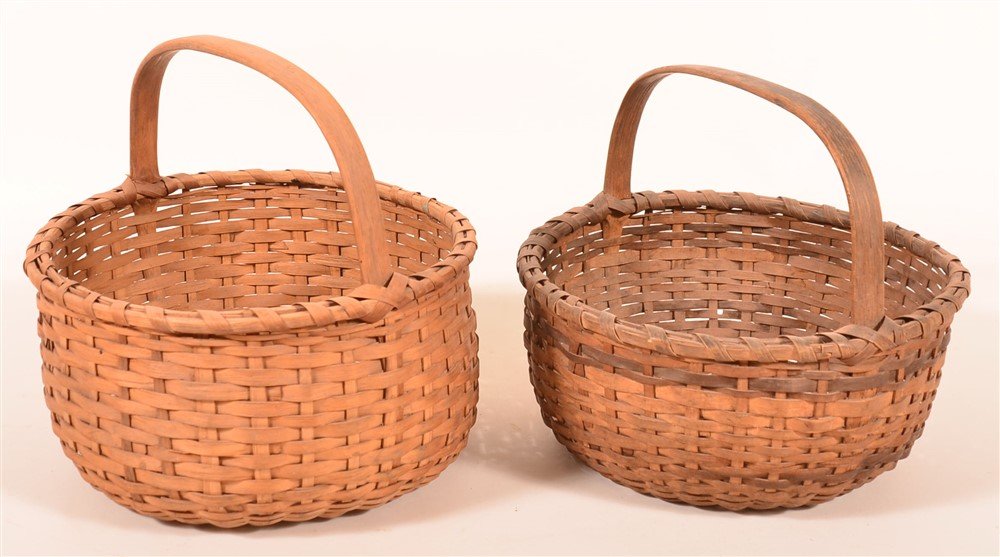 Two Circular Form Market Baskets. (1 of 3)