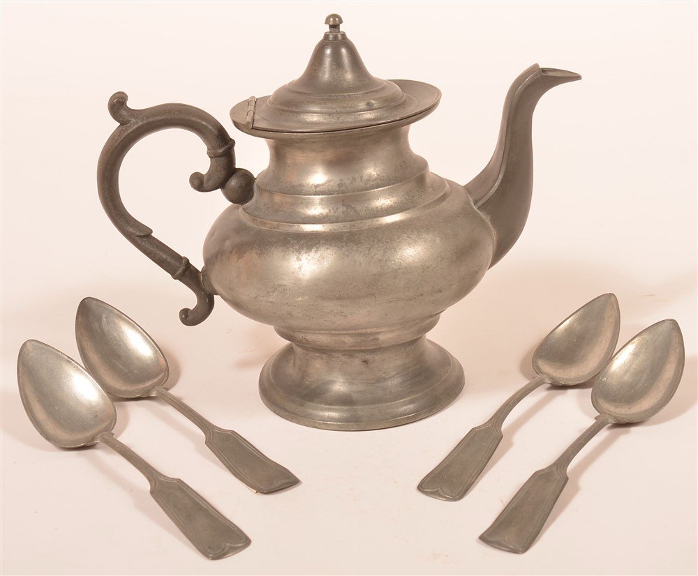 19th Century Pewter Lot. (1 of 3)
