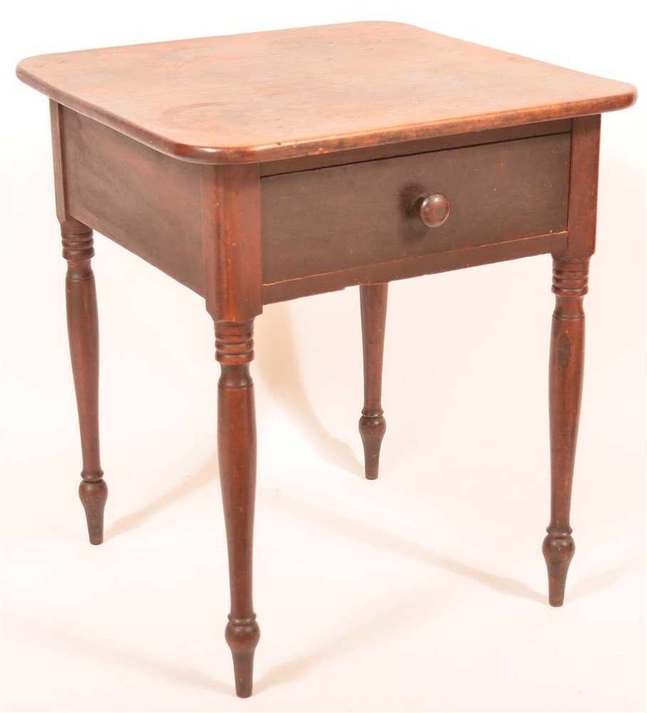 Pennsylvania Federal Cherry One Drawer Stand. (1 of 2)