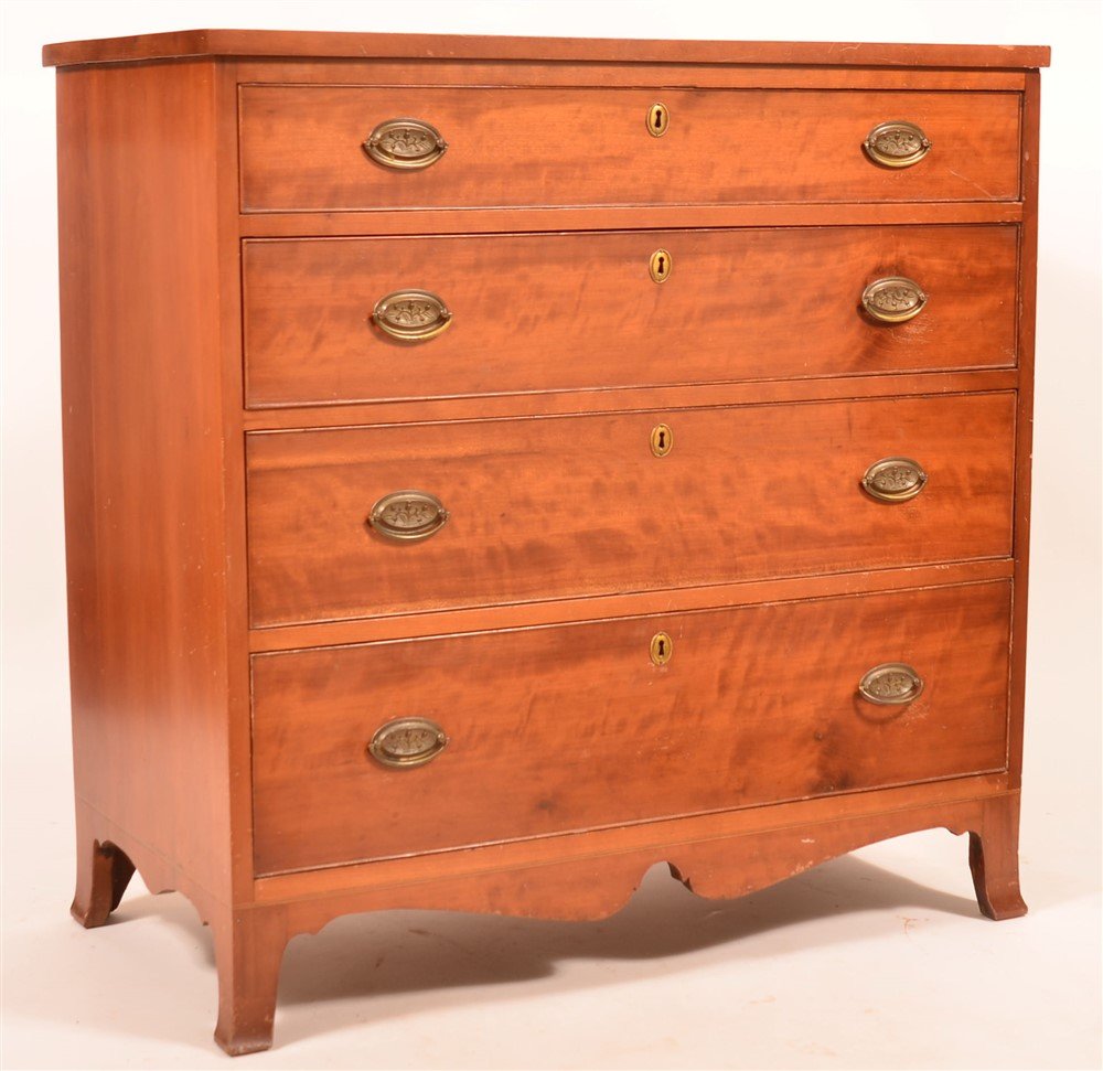 PA Hepplewhite Cherry Chest of Drawers. (1 of 2)
