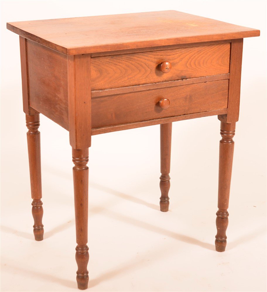 Pennsylvania Walnut Two Drawer Stand. (1 of 2)