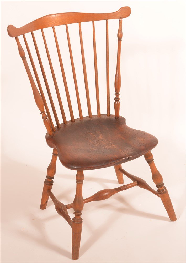 19th C. Windsor Fan Back Side Chair (1 of 2)