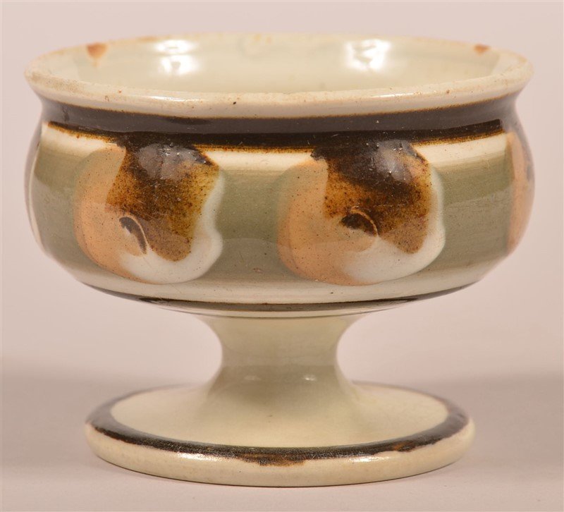 Cats Eye Pattern Mocha Footed Master Salt. (1 of 3)