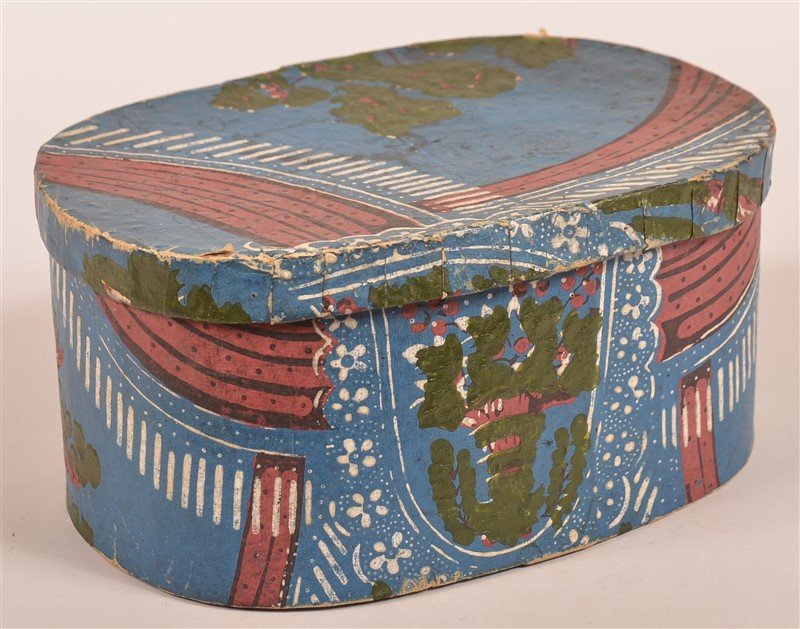 Pennsylvania Wallpaper Covered Ribbon Box. (1 of 4)