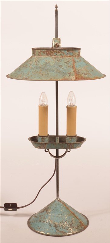 Reproduction Tin Lamp by Jerry Martin. (1 of 3)