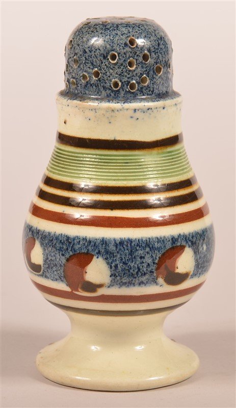 Cats Eye Pattern Mocha Dome Top Pepper Pot. (1 of 3)