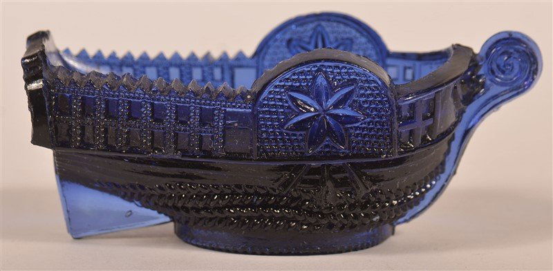 Stourbridge Flint Glassworks Pittsburgh Boat Salt (1 of 5)