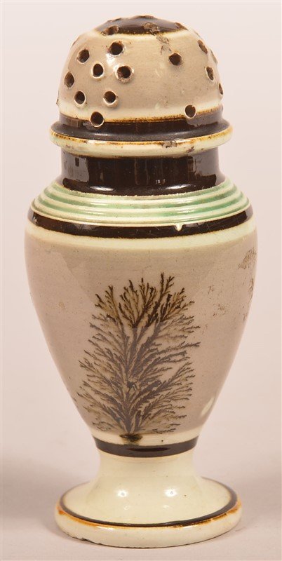 Black Seaweed Mocha Dome Top Pepper Pot. (1 of 5)