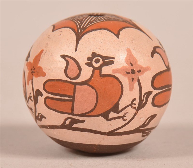 Fine Acoma Pueblo Contemporary miniature Pottery Seed (1 of 3)