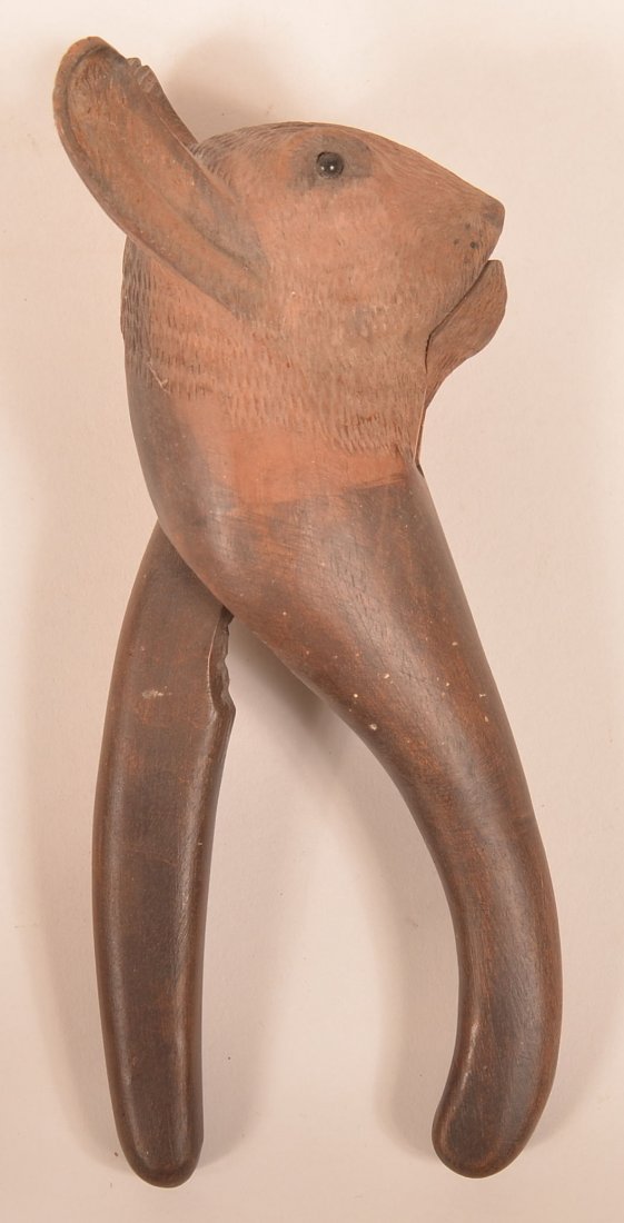 Antique Black Forest Red Squirrel Nut Cracker. (1 of 4)