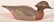 Gable Green Wing Teal Drake Miniature Decoy. - 2