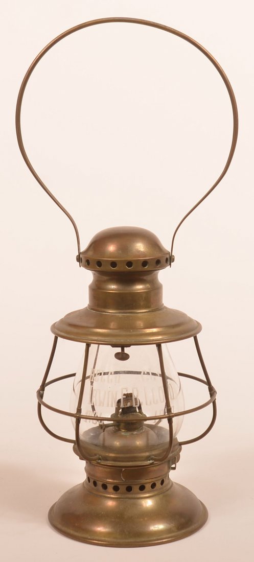 Brass Railroad Lantern. (1 of 5)