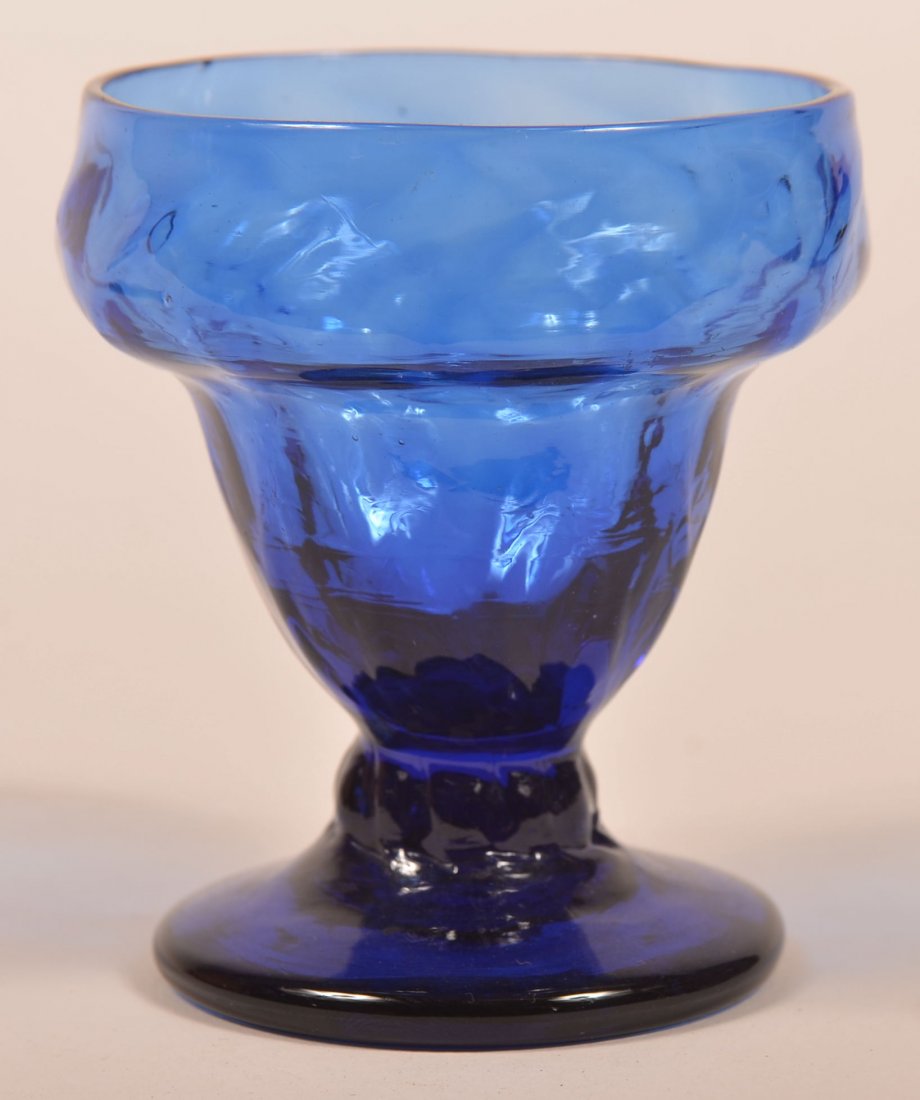 Steigel Type Blown Cobalt Blue Master Salt. (1 of 3)