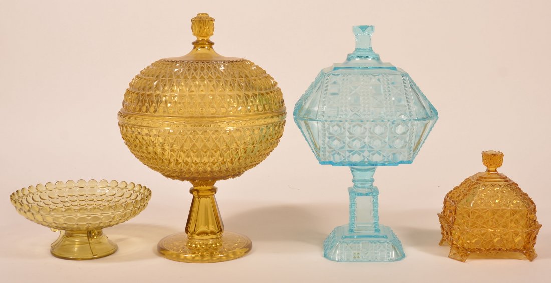 Four Pieces of Colored Glass. (1 of 2)