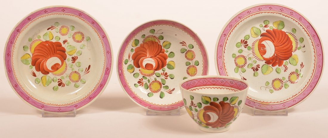 Four Pieces of Kings Rose Soft Paste China. (1 of 2)