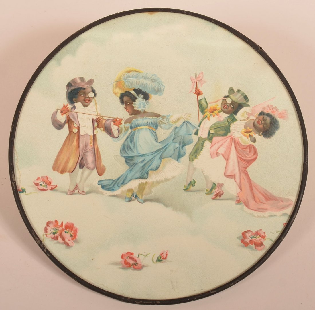 Black Americana Cakewalk Flue Cover. (1 of 2)