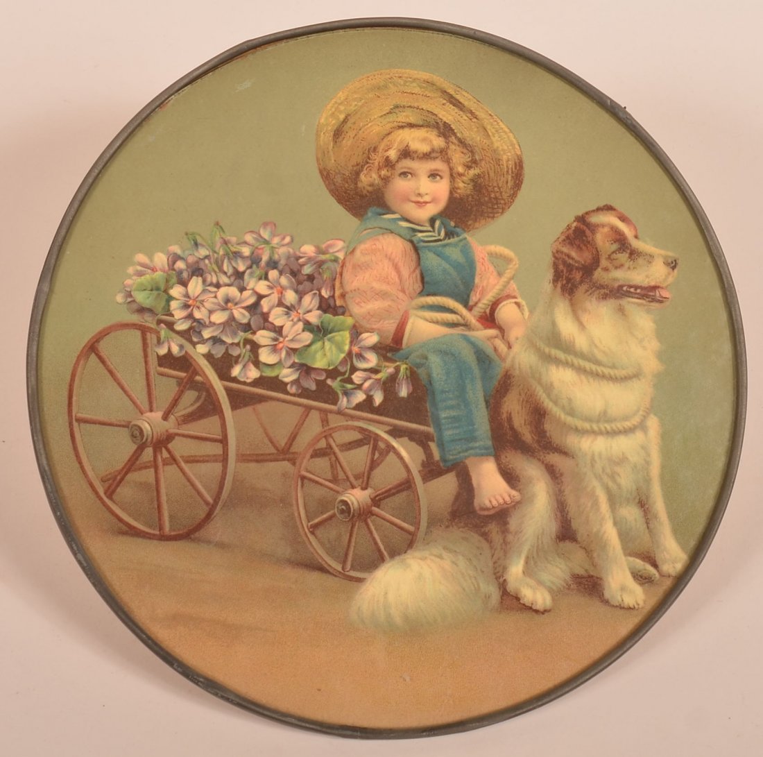 Dog Pulling Cart with Child Driver Flue Cover. (1 of 2)