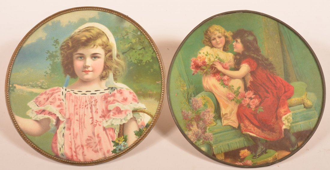 Two Flue Covers Depicting Children. (1 of 2)