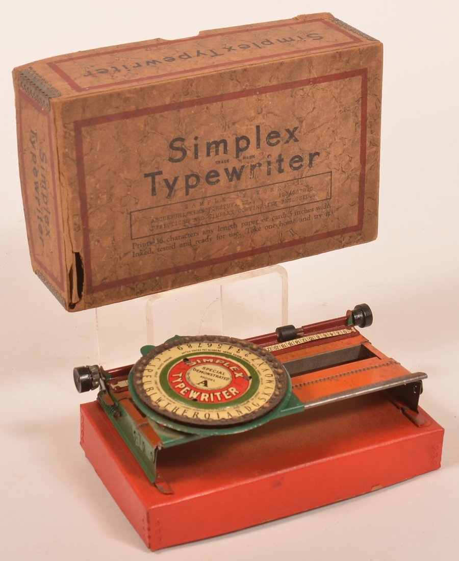 Simplex Typewriter. (1 of 2)