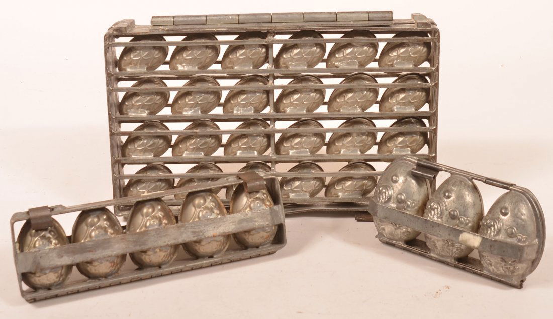 Three Vintage Egg Form Chocolate Molds (1 of 2)