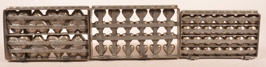 Three Vintage Chocolate Molds. (1 of 2)