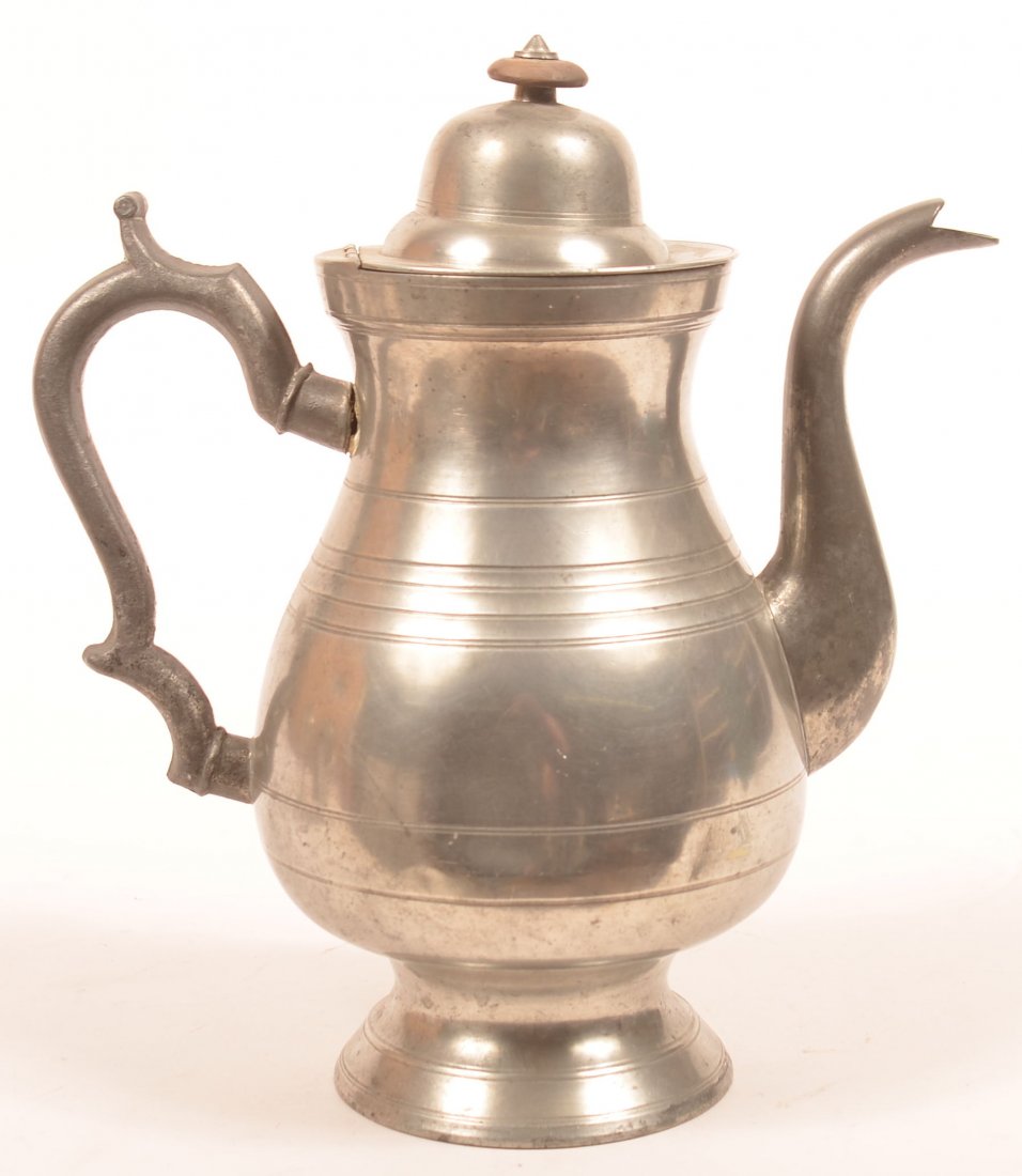 A. Porter Pewter Coffee Pot. (1 of 3)