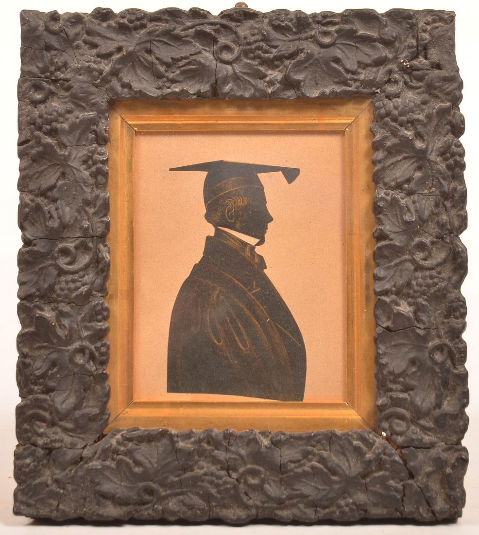 Silhouette of a Young man attributed to J. Gapp. (1 of 3)