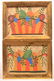 Pair of New England Basket of Fruit Paintings.