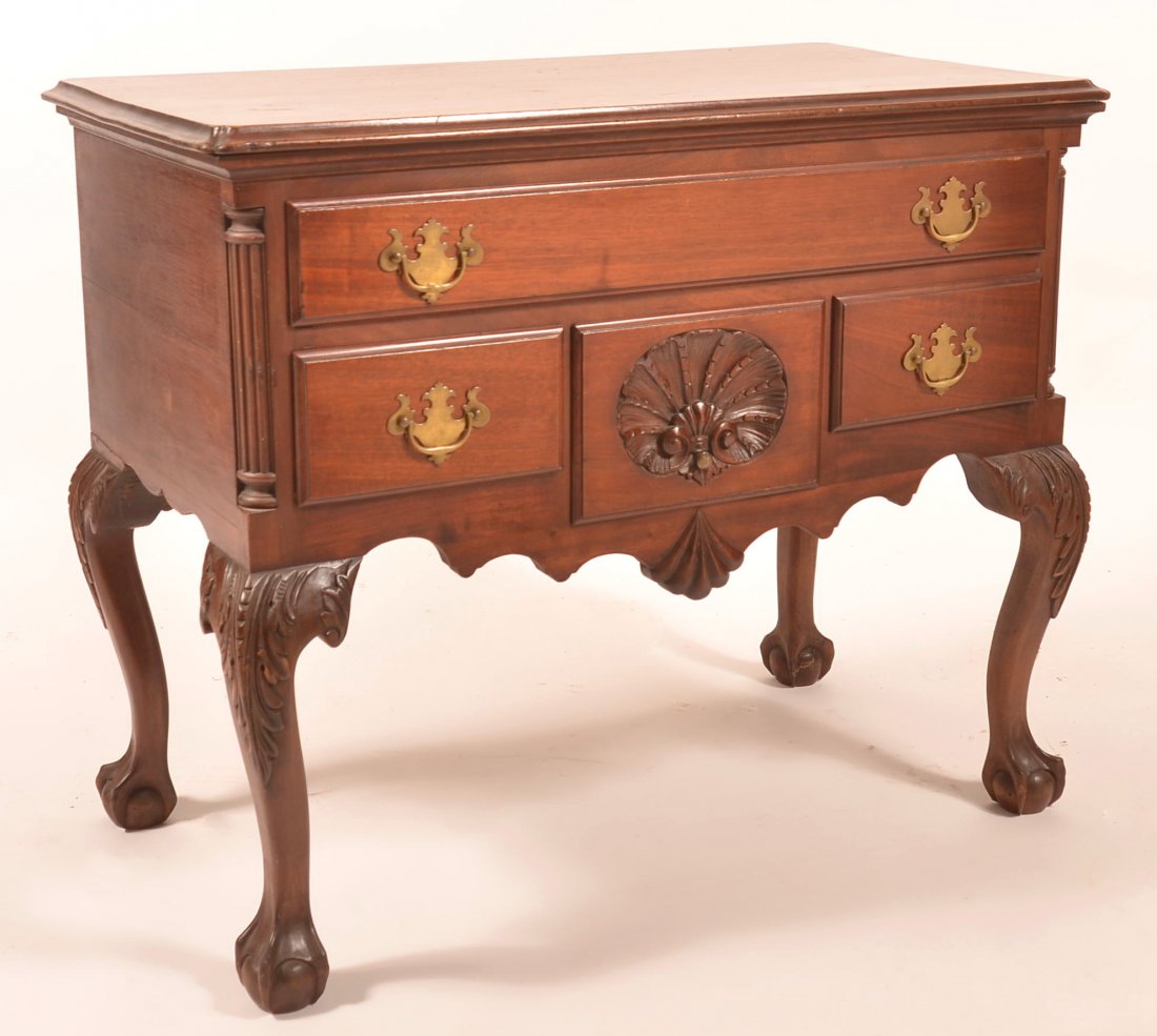 Centennial Chippendale Walnut Low Boy. (1 of 3)