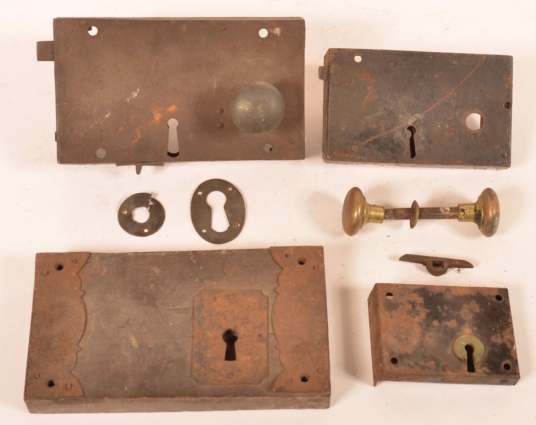 Four Late 18th/ Early 19th Century Box Locks. (1 of 2)