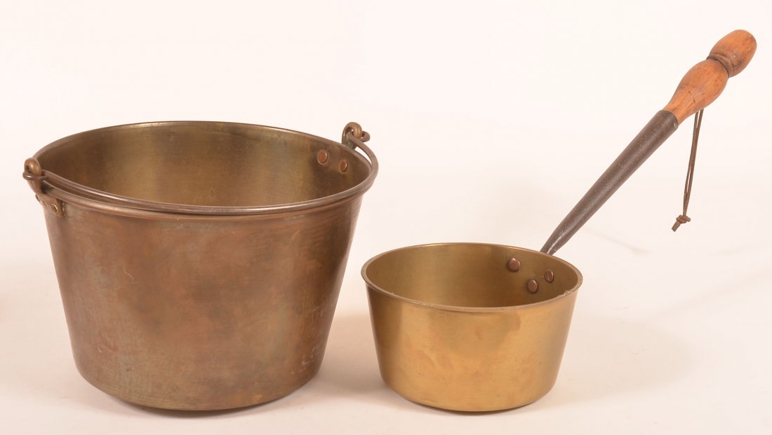 Two Pieces of Antique Brass. (1 of 3)