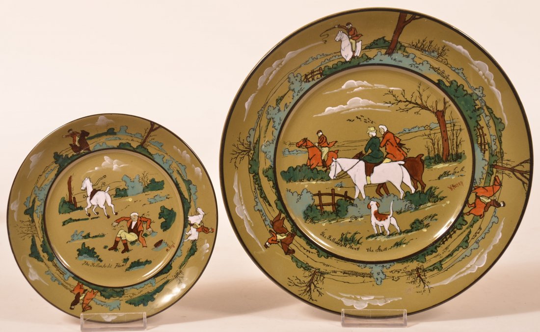 Two Buffalo Pottery Deldare Ware Plates. (1 of 1)