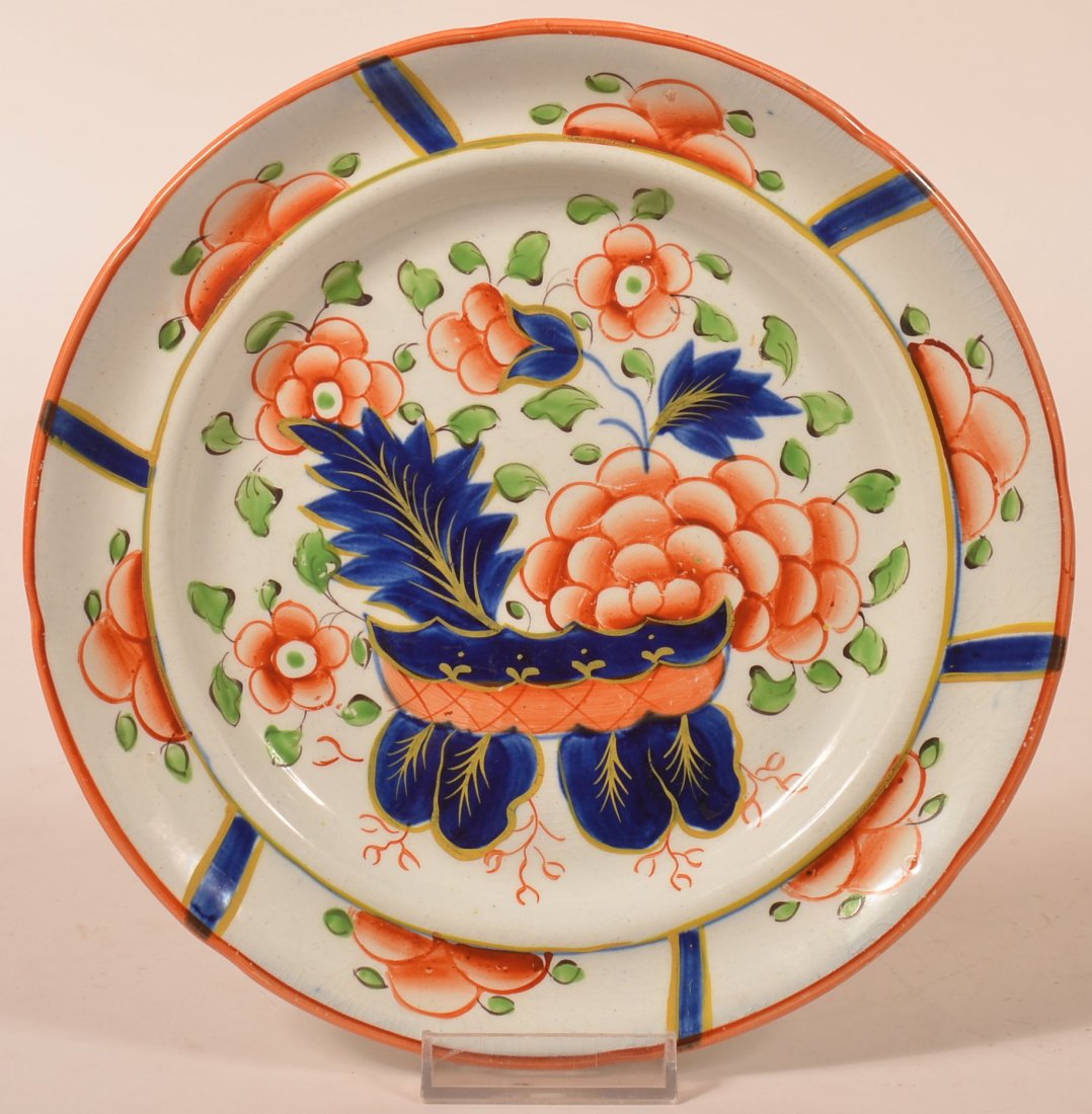 Gaudy Dutch War Bonnet Pattern. China Plate. (1 of 2)