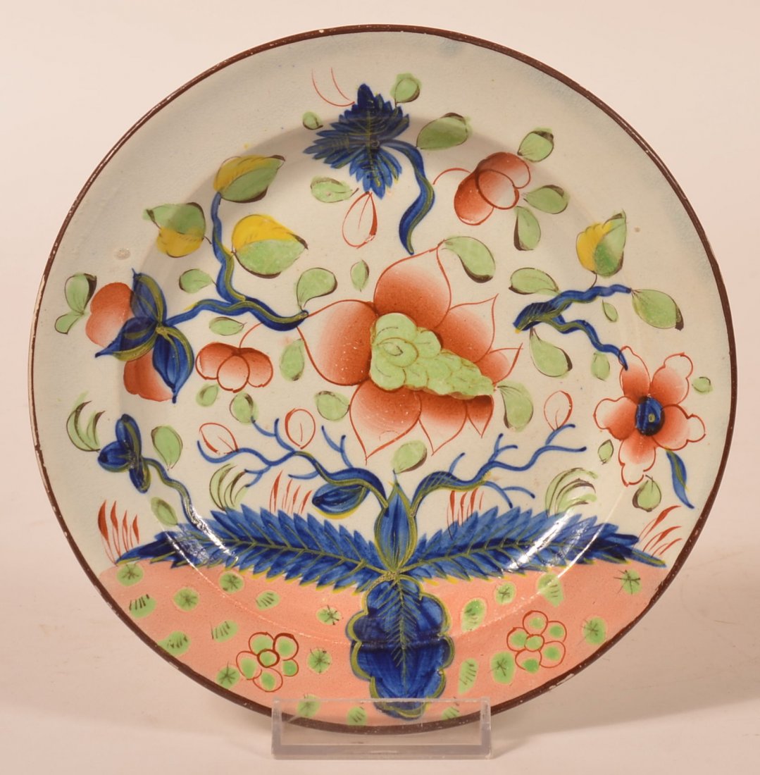 Gaudy Dutch Dove Pattern China 6-1/2" Plate. (1 of 2)