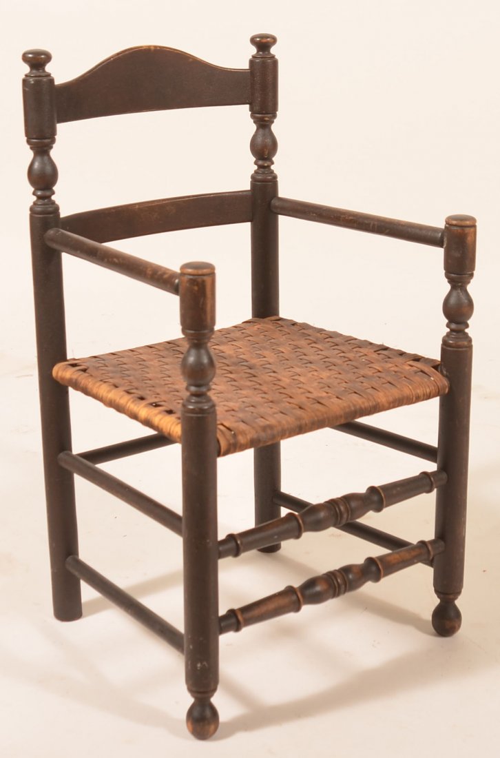 Early 19th Century Child's Ladder-back Armchair. (1 of 2)