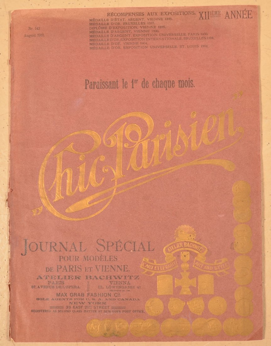 Chic Parisian No. 143, Aug. 1910 Journal Special. (1 of 7)