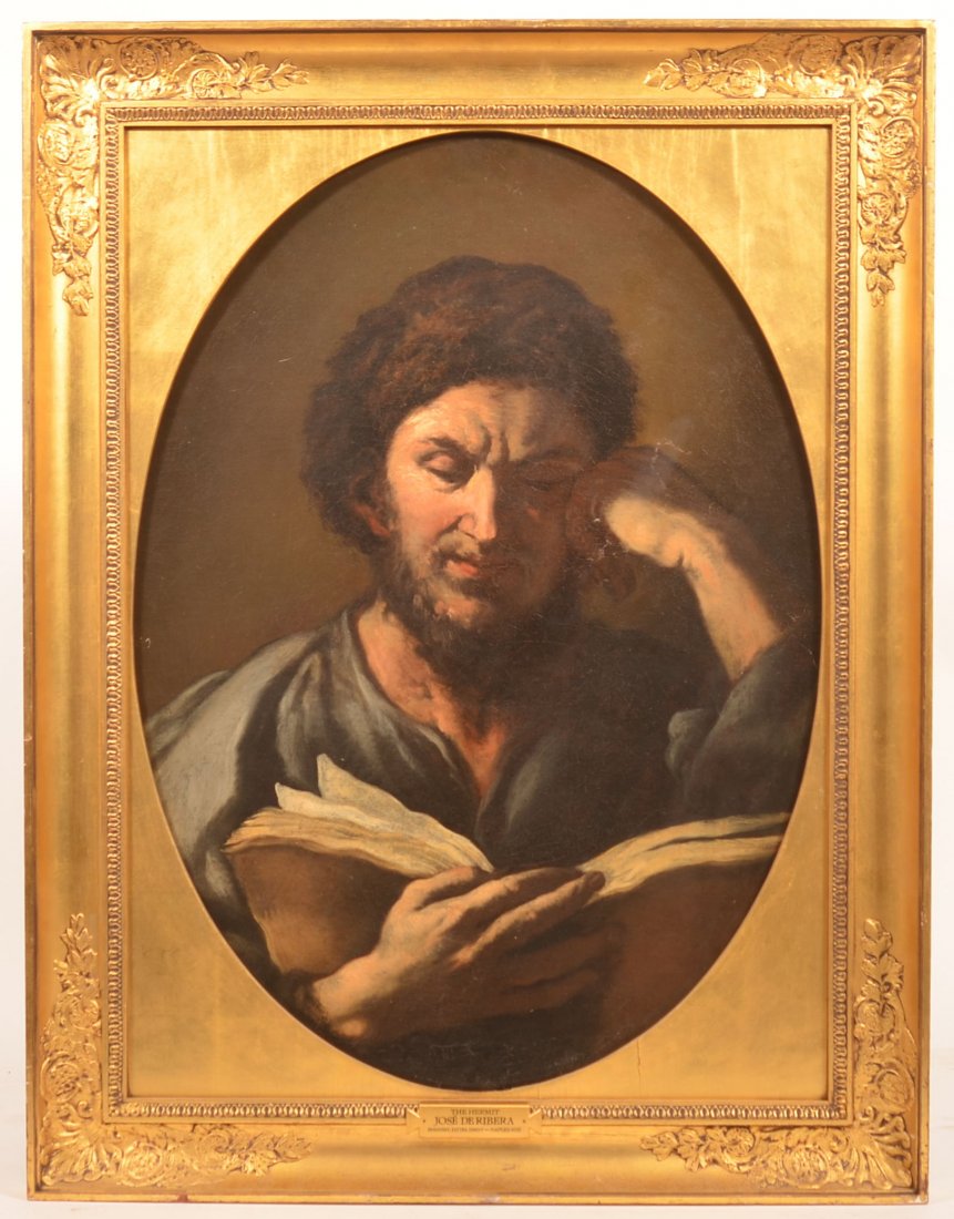 17th Cent. Oval Oil on Canvas Portrait Painting. (1 of 5)