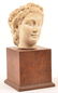 Antique Carved Marble Bust Head of a Woman. - 2