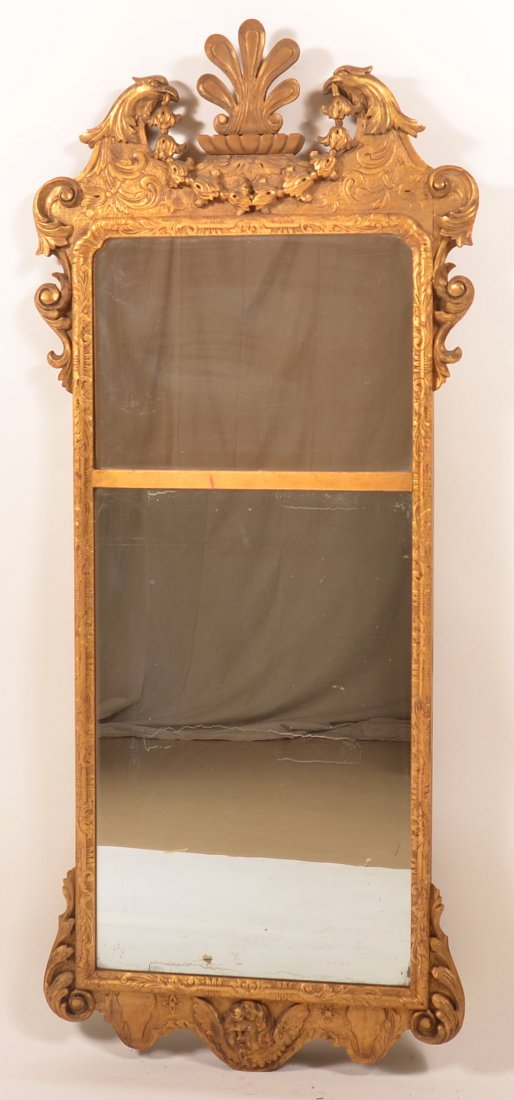 19th Century Gilt Frame Wall Mirror. (1 of 4)