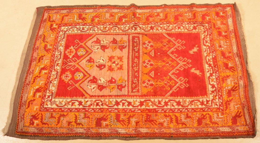 Geometric & Floral Patt. Oriental Rug. (1 of 4)
