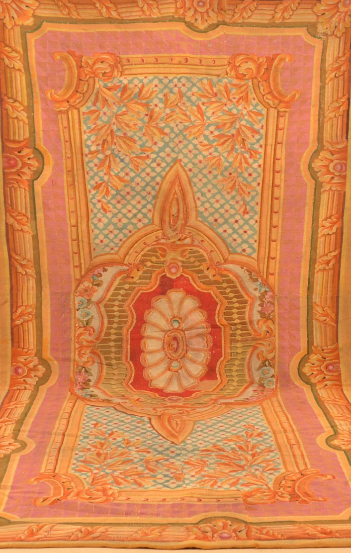 French  Central Medallion Tapestry/Carpet. (1 of 6)