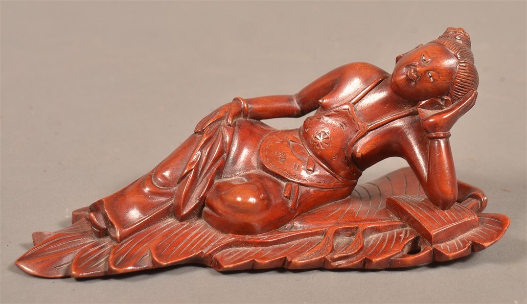 Chinese 19th Century Wood Doctor's Model. (1 of 3)