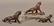 Three Vintage Metal Tiger Sculptures. - 2